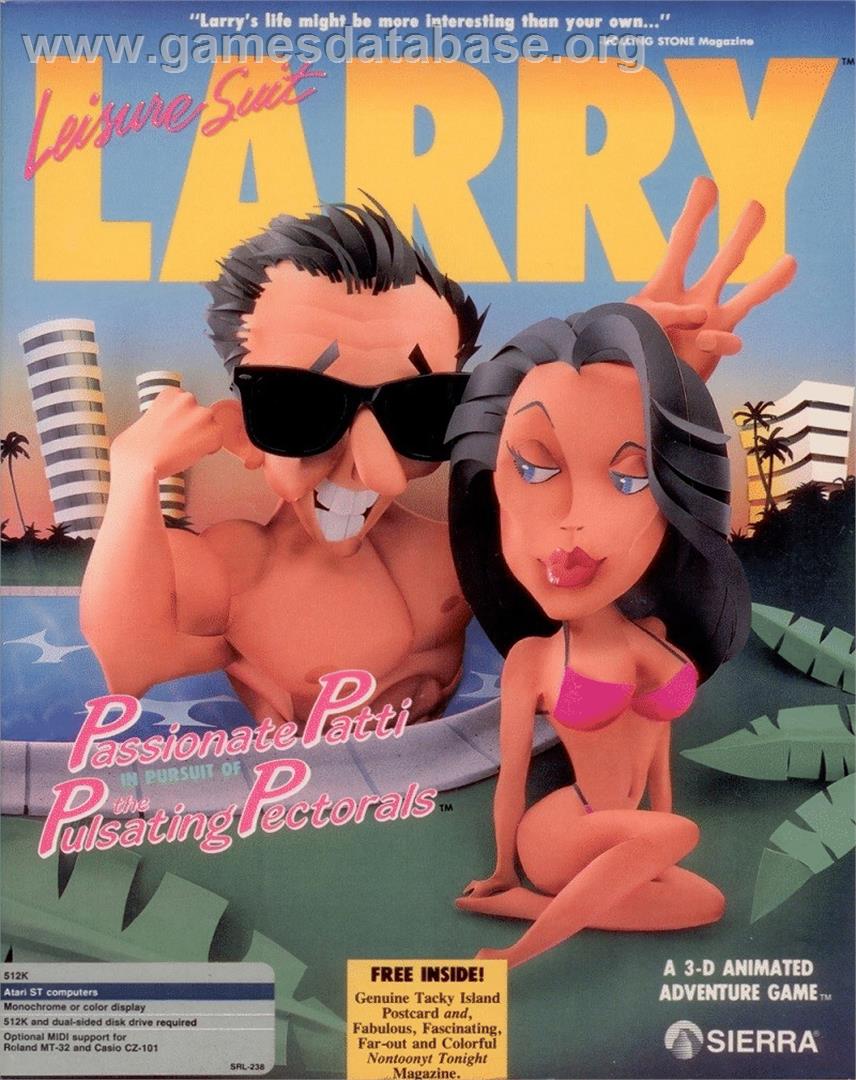 Leisure Suit Larry 3: Passionate Patti in Pursuit of the Pulsating Pectorals - Atari ST - Artwork - Box