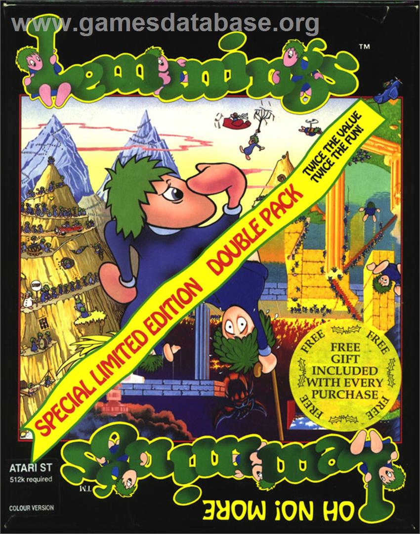 Lemmings - Atari ST - Artwork - Box