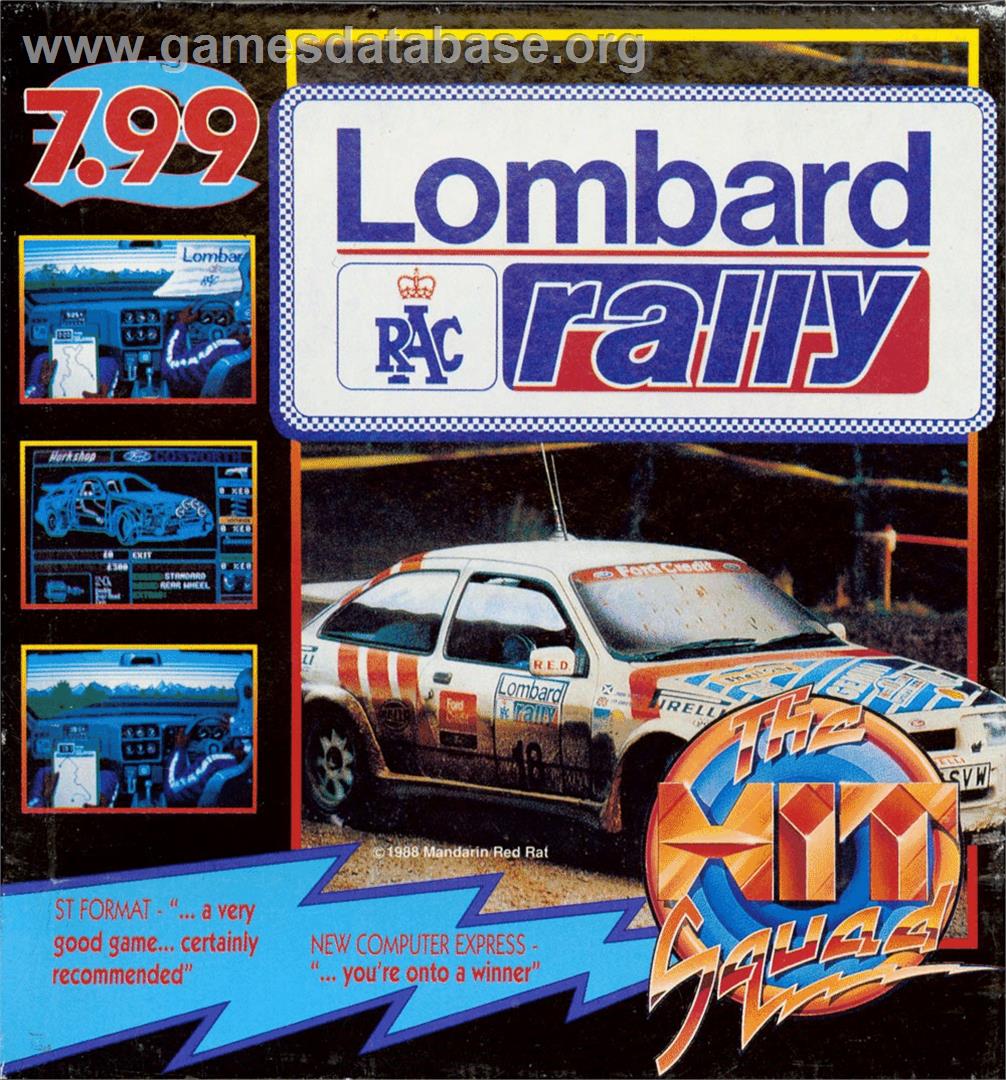 Lombard RAC Rally - Atari ST - Artwork - Box