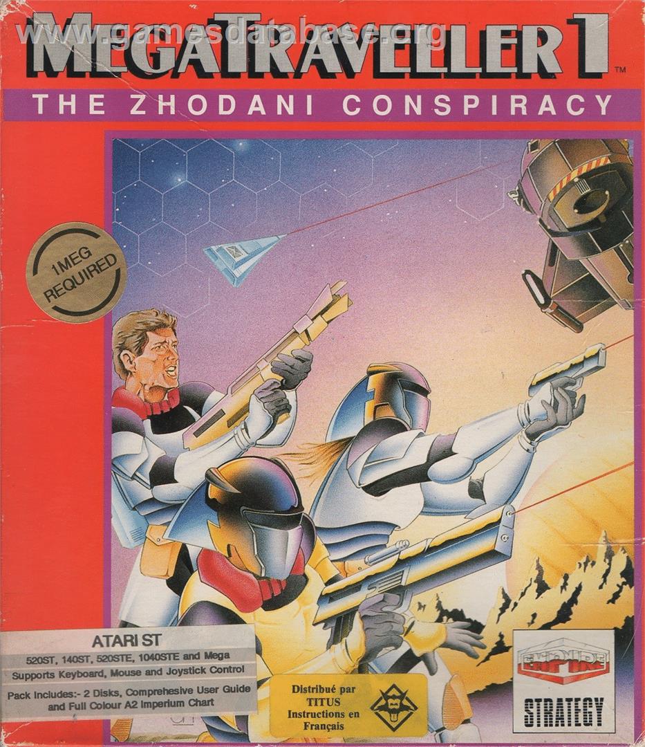 MegaTraveller 1: The Zhodani Conspiracy - Atari ST - Artwork - Box
