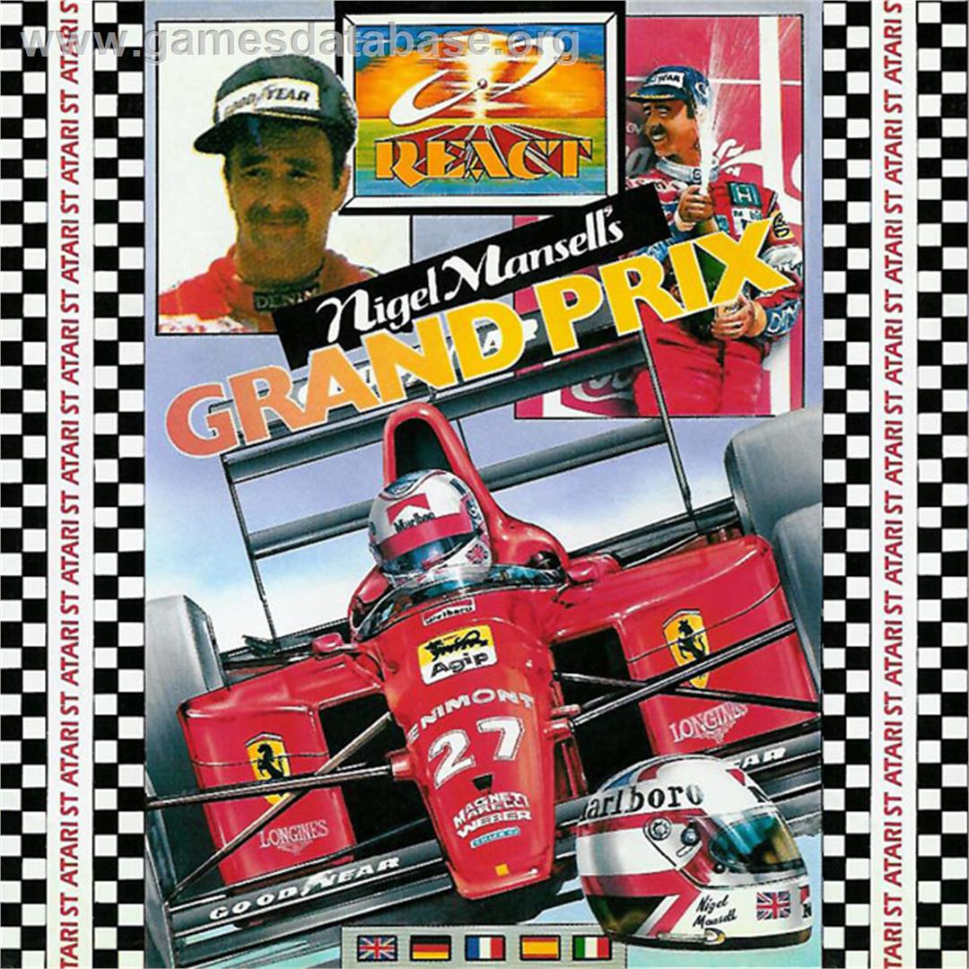 Nigel Mansell's Grand Prix - Atari ST - Artwork - Box