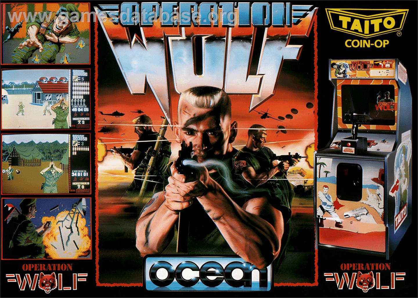 Operation Wolf - Atari ST - Artwork - Box