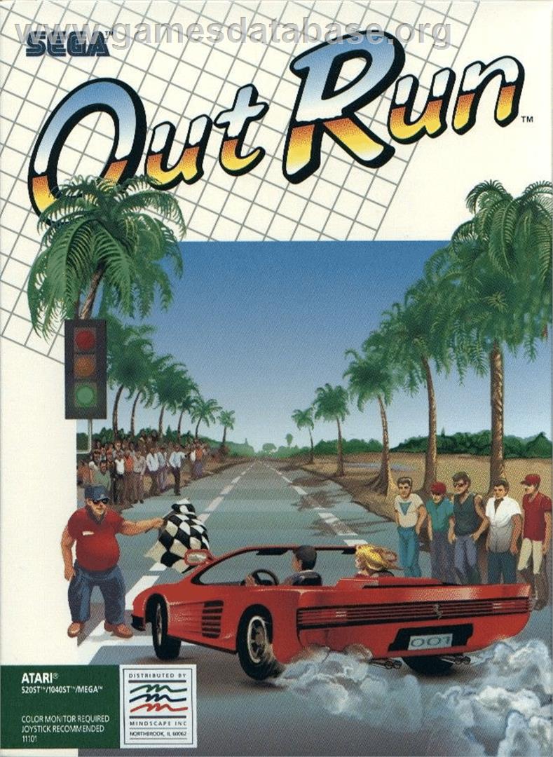 Out Run - Atari ST - Artwork - Box