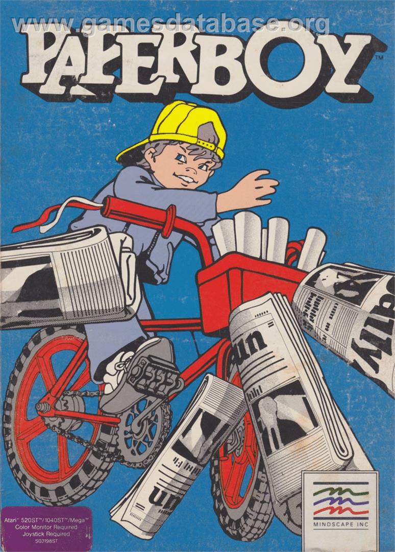 Paperboy - Atari ST - Artwork - Box