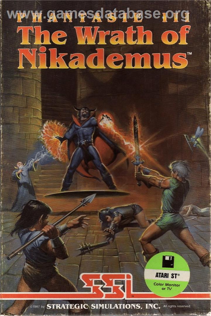 Phantasie 3 - The Wrath Of Nikademus - Atari ST - Artwork - Box