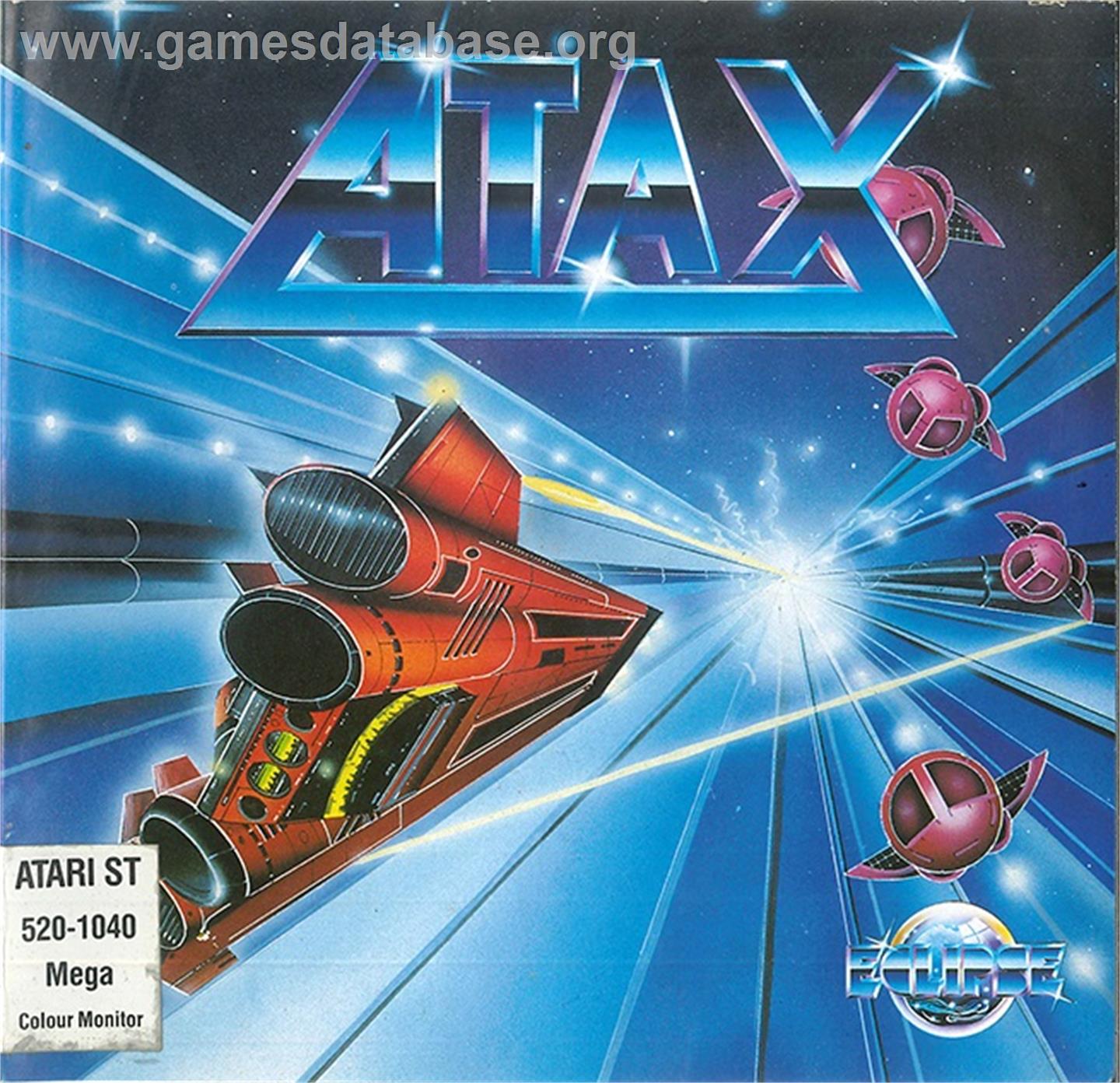 Plax Atax - Atari ST - Artwork - Box