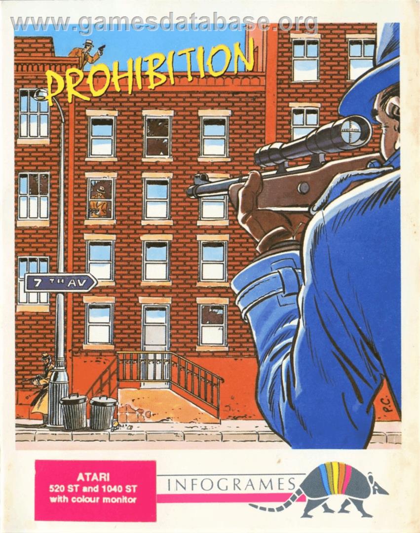 Prohibition - Atari ST - Artwork - Box