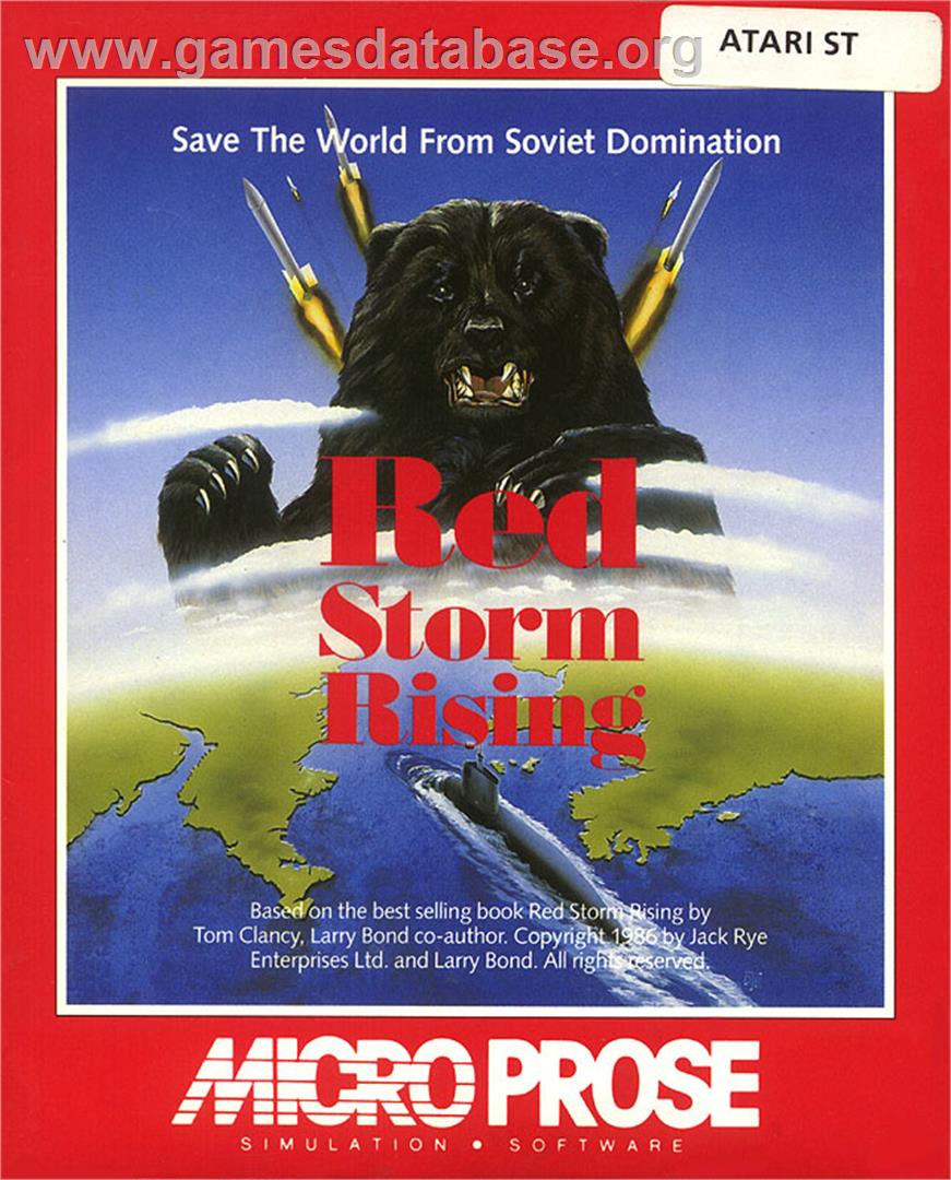 Red Storm Rising - Atari ST - Artwork - Box