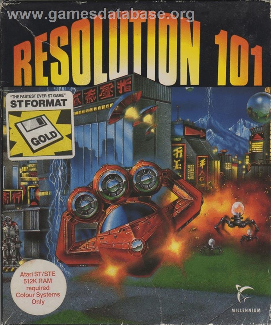 Resolution 101 - Atari ST - Artwork - Box