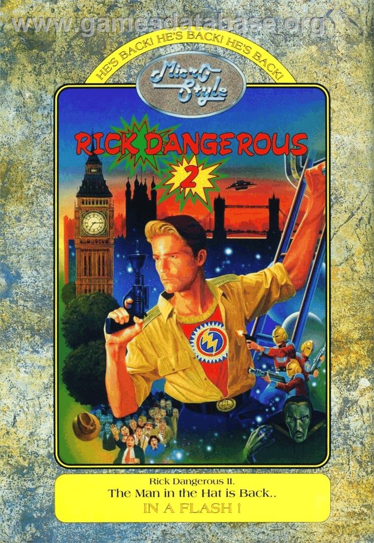 Rick Dangerous 2 - Atari ST - Artwork - Box