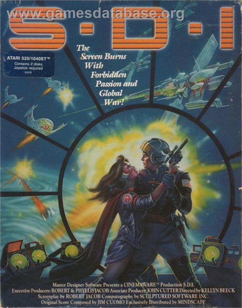 S.D.I. - Atari ST - Artwork - Box