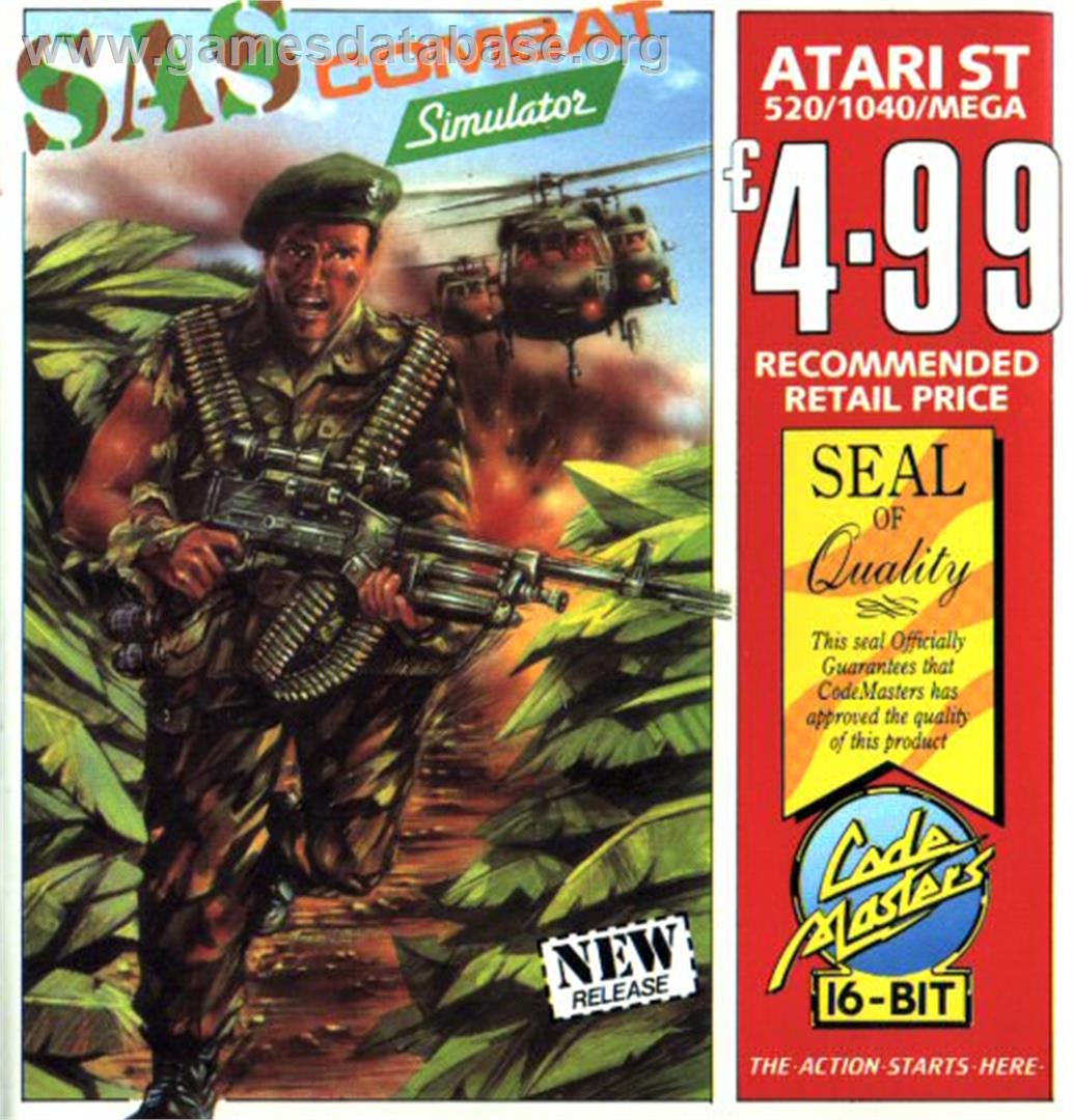 SAS Combat Simulator - Atari ST - Artwork - Box