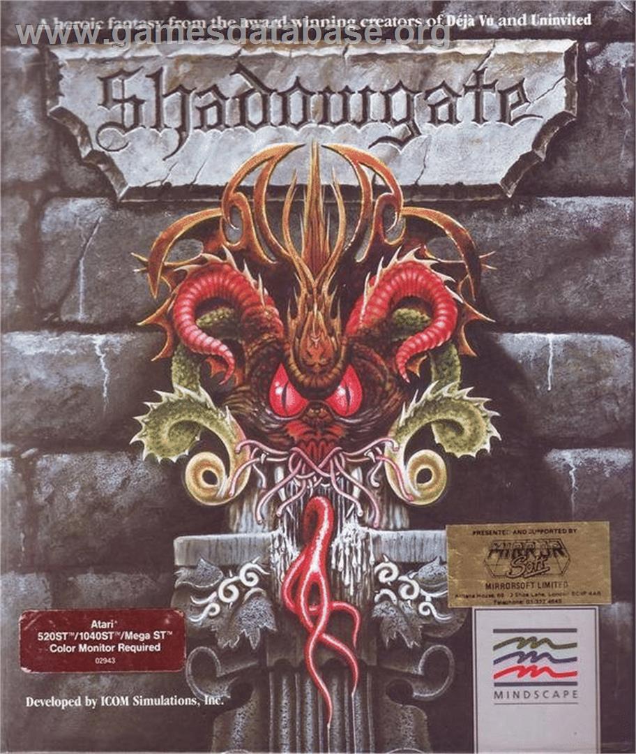 Shadowgate - Atari ST - Artwork - Box