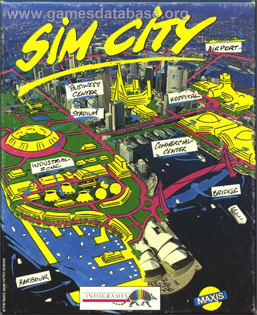 Sim City - Atari ST - Artwork - Box