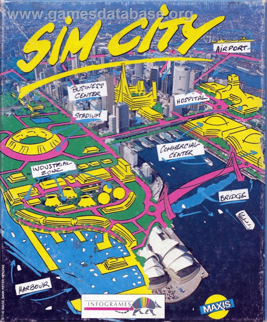 Sim City - Atari ST - Artwork - Box
