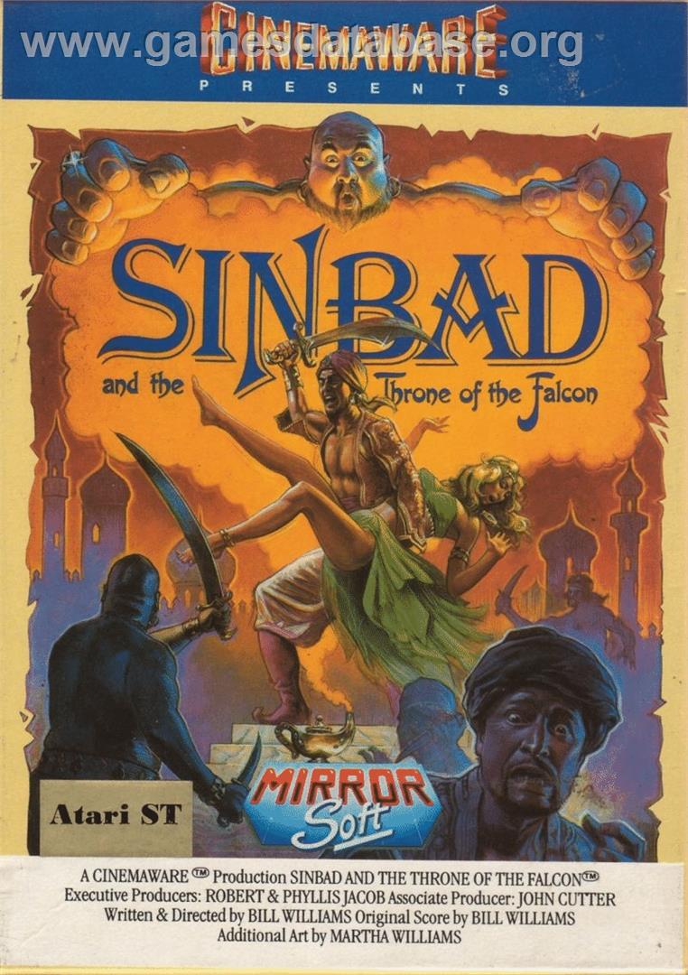 Sinbad And The Throne Of The Falcon - Atari ST - Artwork - Box
