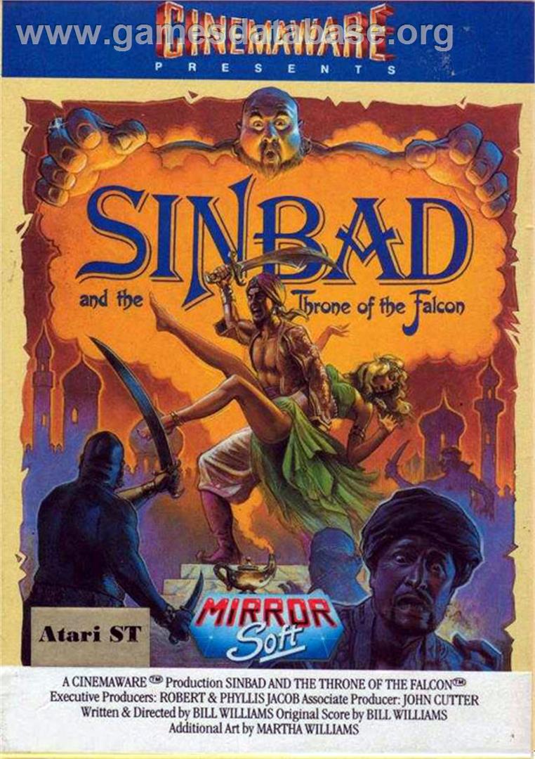 Sinbad and the Throne of the Falcon - Atari ST - Artwork - Box