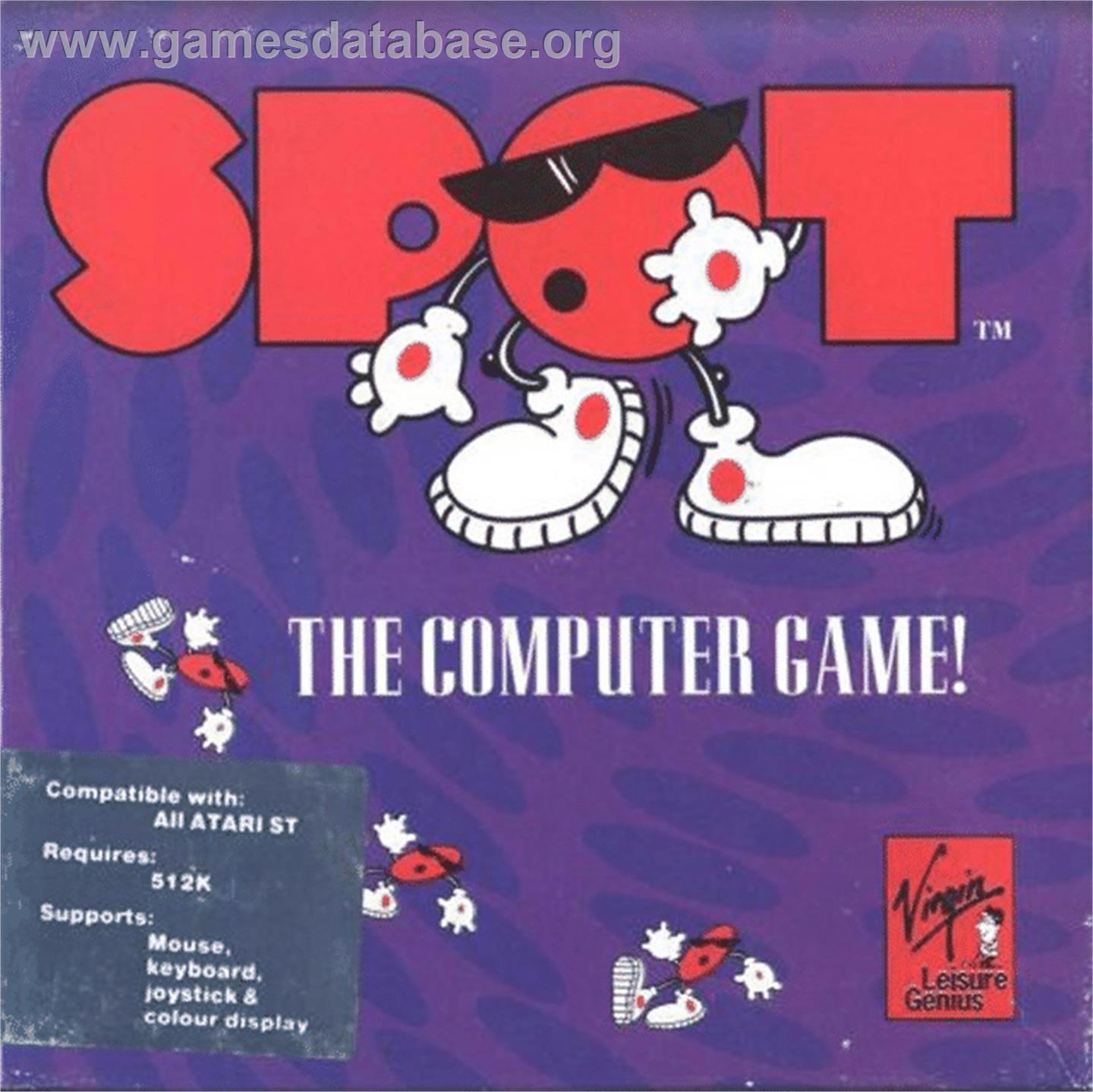 Spot - The Computer Game! - Atari ST - Artwork - Box