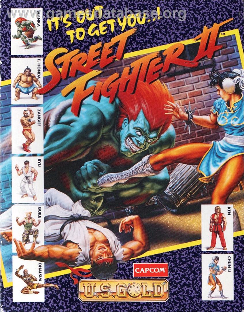 Street Fighter 2 - Atari ST - Artwork - Box