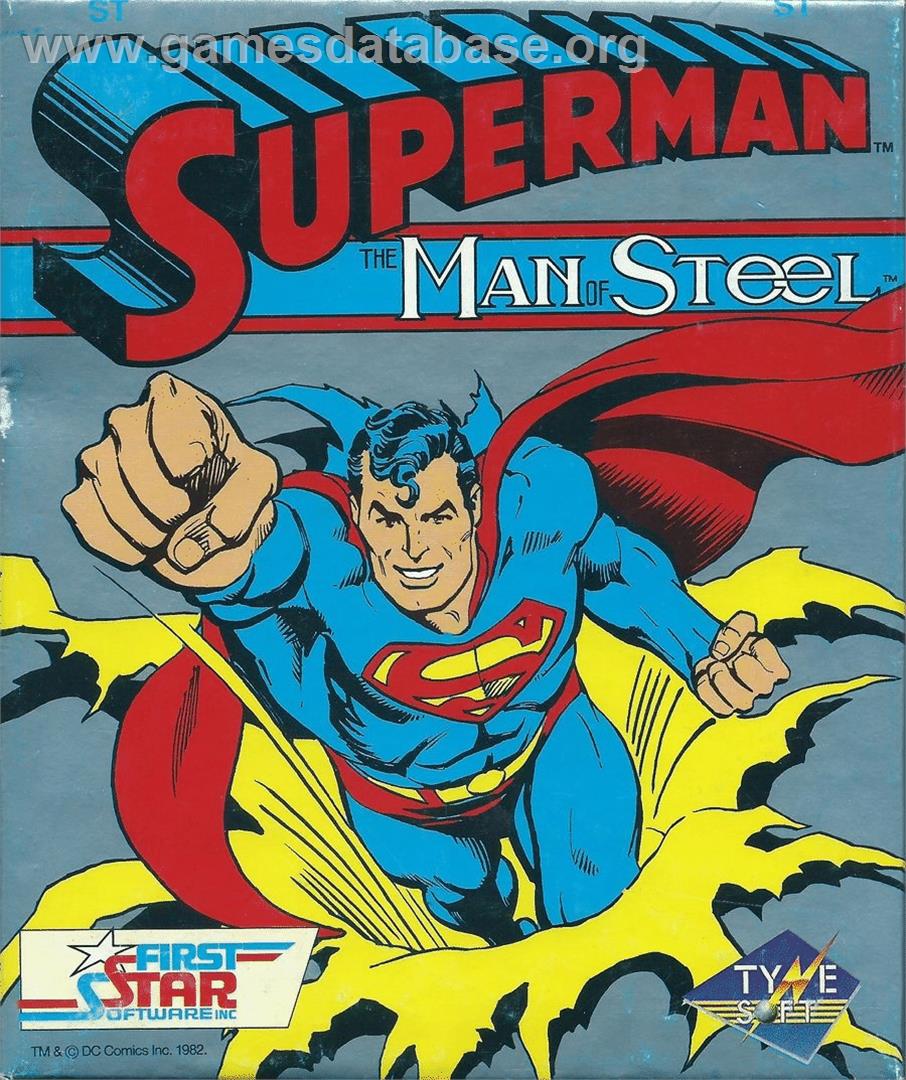 Superman - The Man Of Steel - Atari ST - Artwork - Box