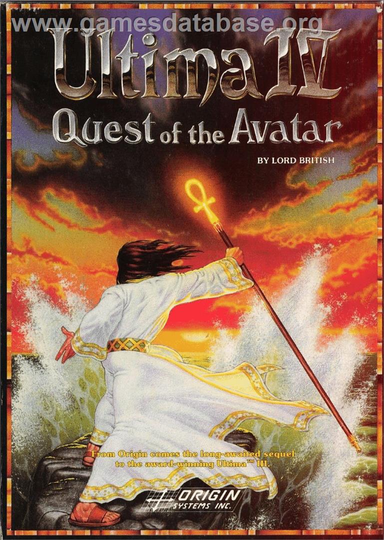 Ultima 4 - Quest Of The Avatar - Atari ST - Artwork - Box