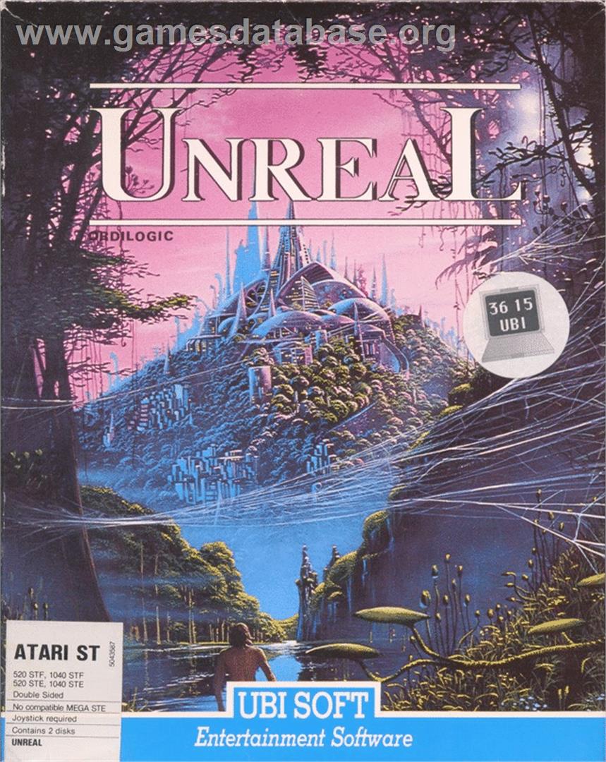Unreal - Atari ST - Artwork - Box