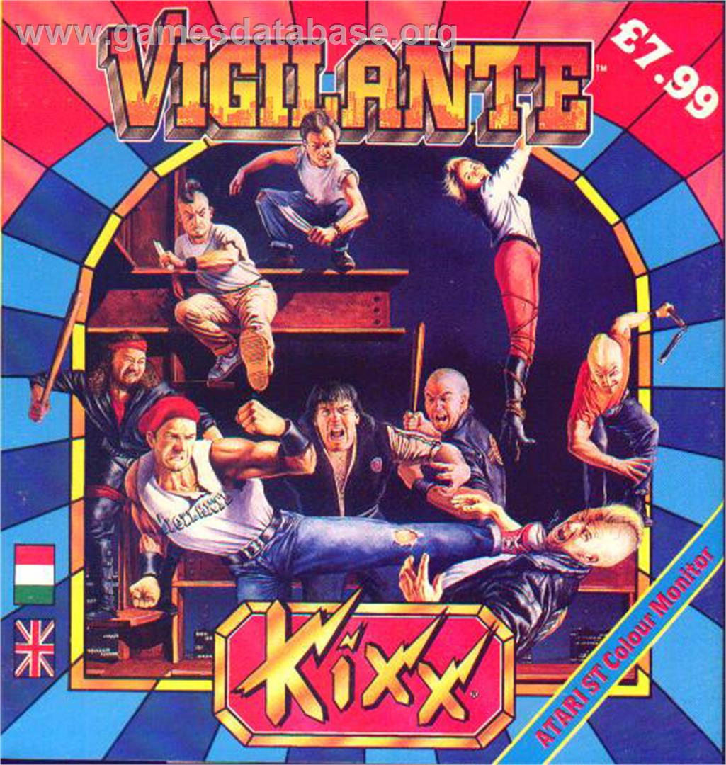 Vigilante - Atari ST - Artwork - Box