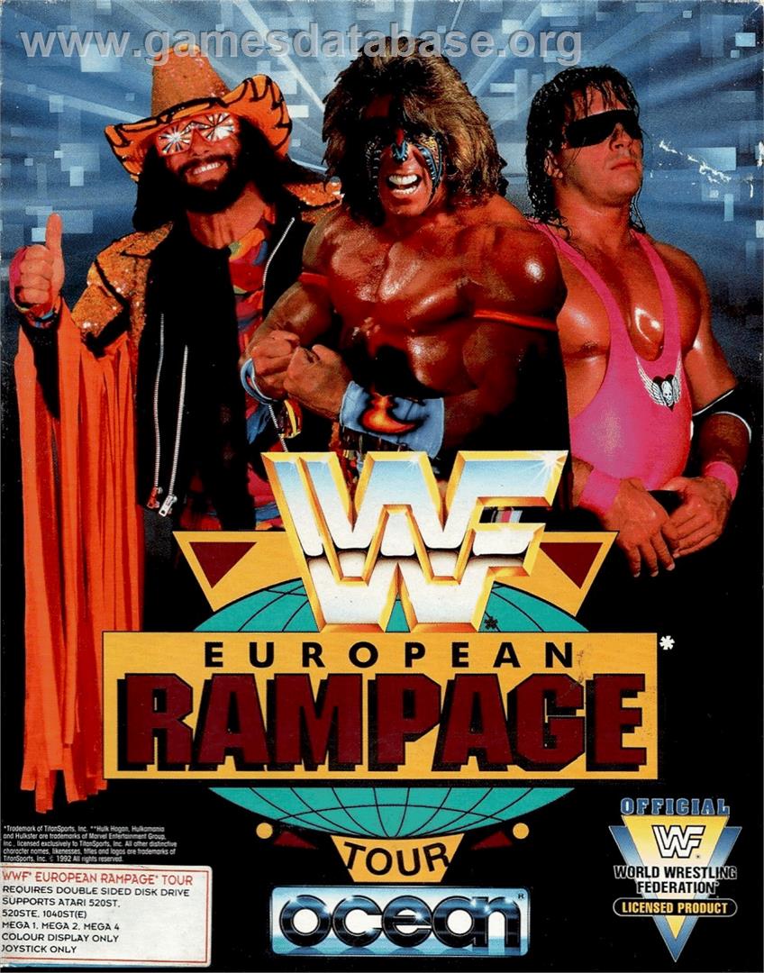 WWF European Rampage Tour - Atari ST - Artwork - Box