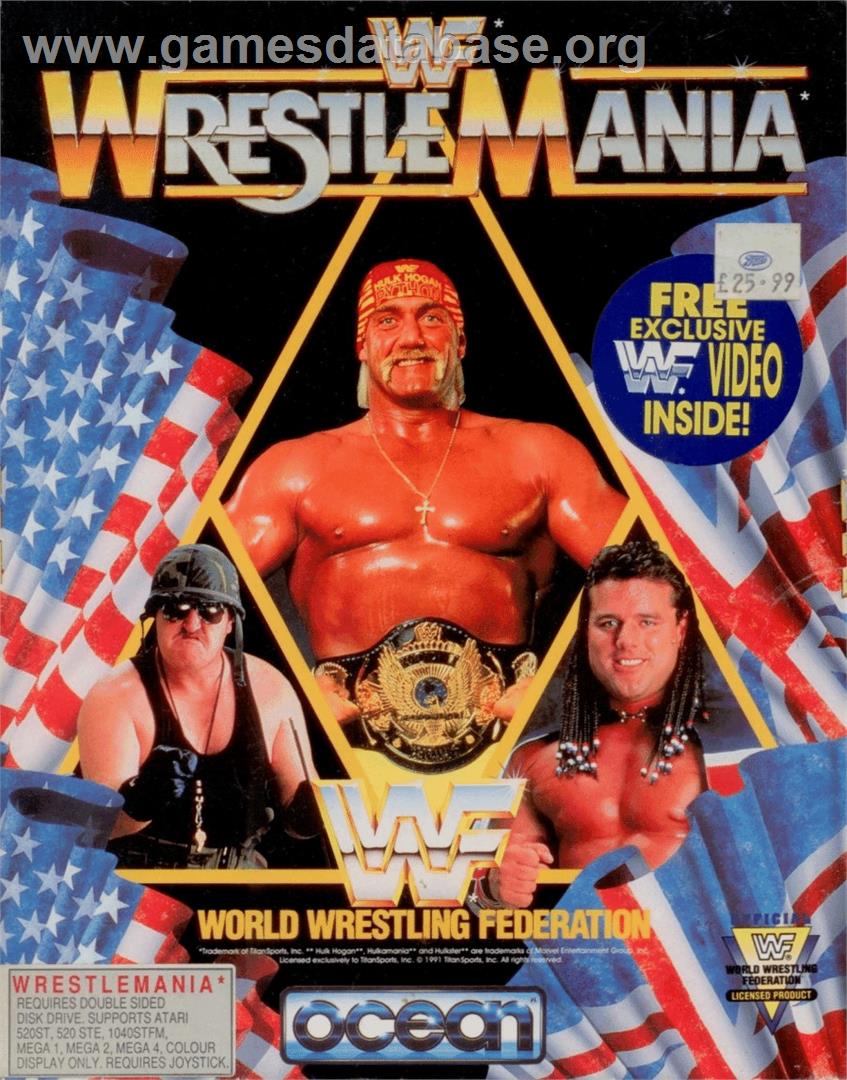 WWF Wrestlemania - Atari ST - Artwork - Box