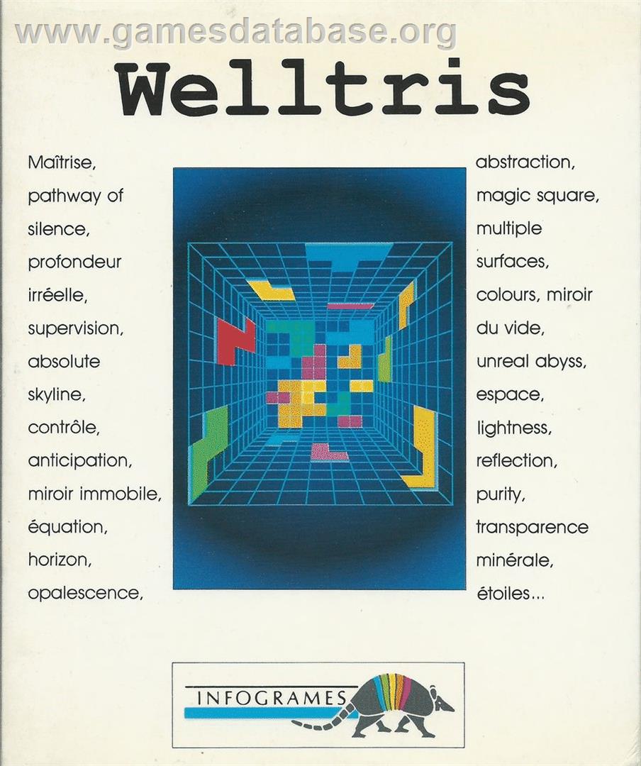Welltris - Atari ST - Artwork - Box