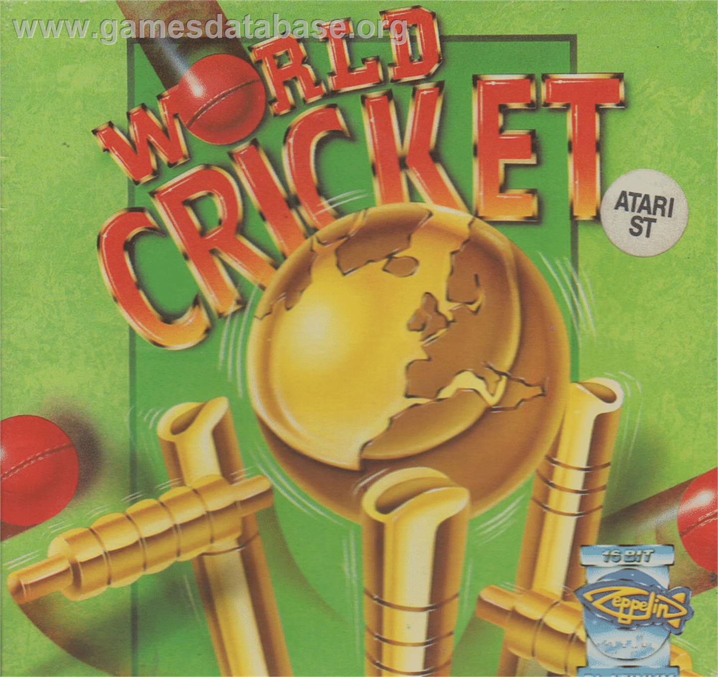 World Cricket - Atari ST - Artwork - Box
