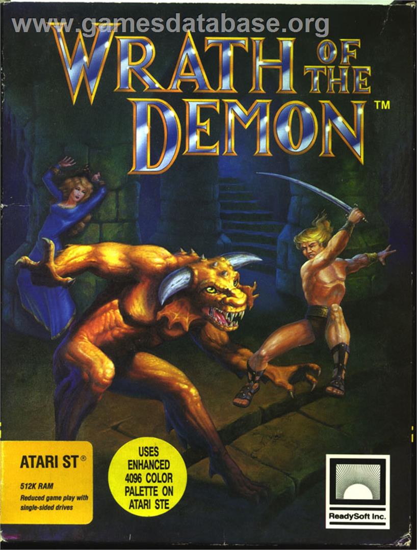Wrath of the Demon - Atari ST - Artwork - Box