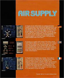 Box back cover for Air Supply on the Atari ST.