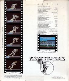 Box back cover for Arena on the Atari ST.