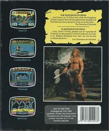 Box back cover for Barbarian 2 - The Dungeon Of Drax on the Atari ST.