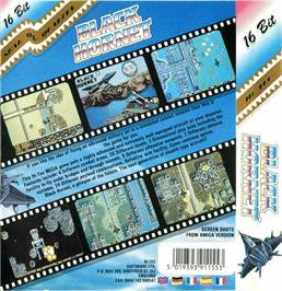 Box back cover for Black Hornet on the Atari ST.