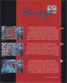 Box back cover for Blue Angel 69 on the Atari ST.