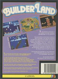 Box back cover for Builderland on the Atari ST.