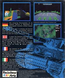 Box back cover for Conqueror on the Atari ST.