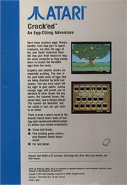 Box back cover for Crack'ed on the Atari ST.