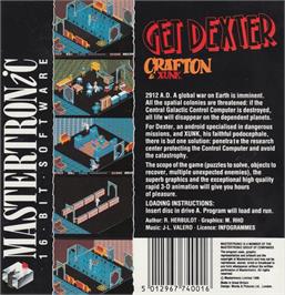 Box back cover for Crafton And Xunk on the Atari ST.