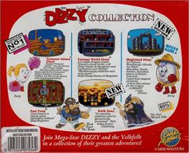 Box back cover for Dizzy Collection on the Atari ST.