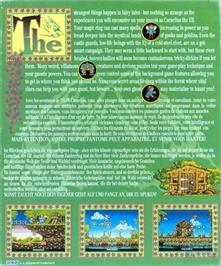 Box back cover for Elf (MicroValue) on the Atari ST.