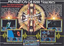 Box back cover for FOFT - Federation Of Free Traders on the Atari ST.