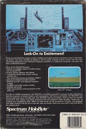 Box back cover for Falcon on the Atari ST.