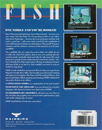 Box back cover for Fish! on the Atari ST.
