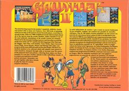 Box back cover for Gauntlet 2 on the Atari ST.