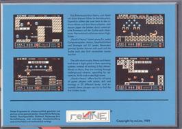 Box back cover for Hard 'n Heavy on the Atari ST.