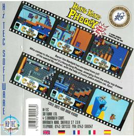 Box back cover for Hong Kong Phooey on the Atari ST.