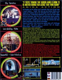 Box back cover for Hudson Hawk on the Atari ST.